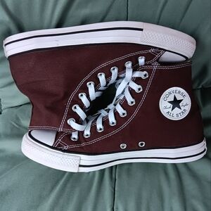 Brown High Top Converse